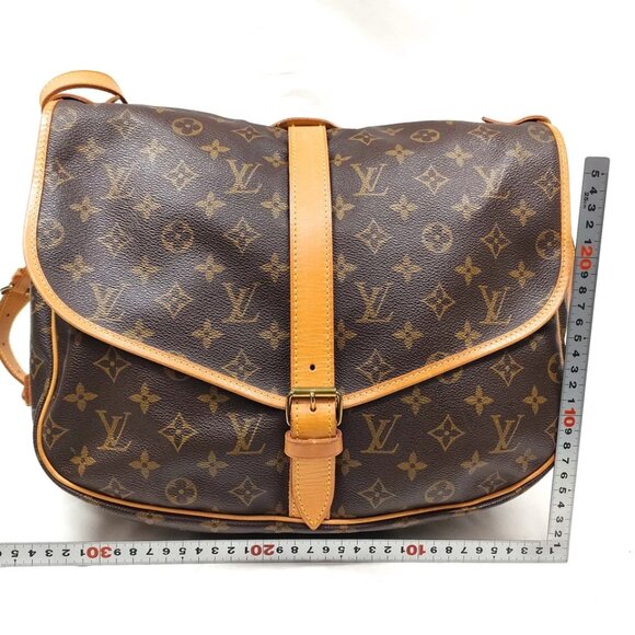 Louis Vuitton LV Crossbody bag Saumur 35 Brown Monogram 830-031925 - Picture 2 of 16